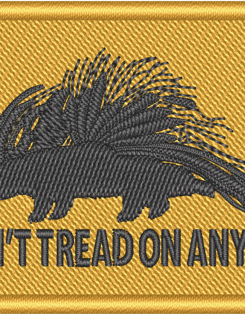 Load image into Gallery viewer, Don't Tread on Anyone Porcupine Morale Patch by Proud Libertarian
