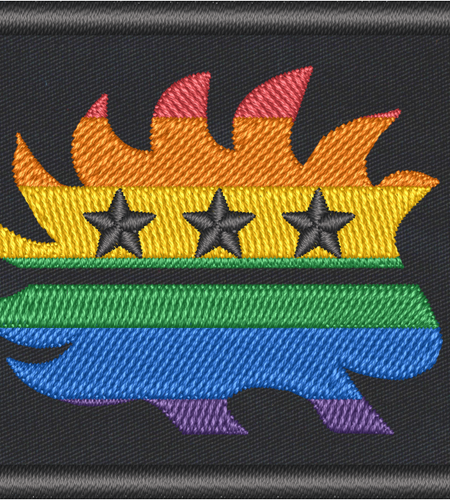 LGBTQ Morale Patch by Proud Libertarian