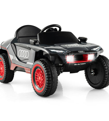 Licensed Audi Kids Ride On E-tron Racing Car-Gray
