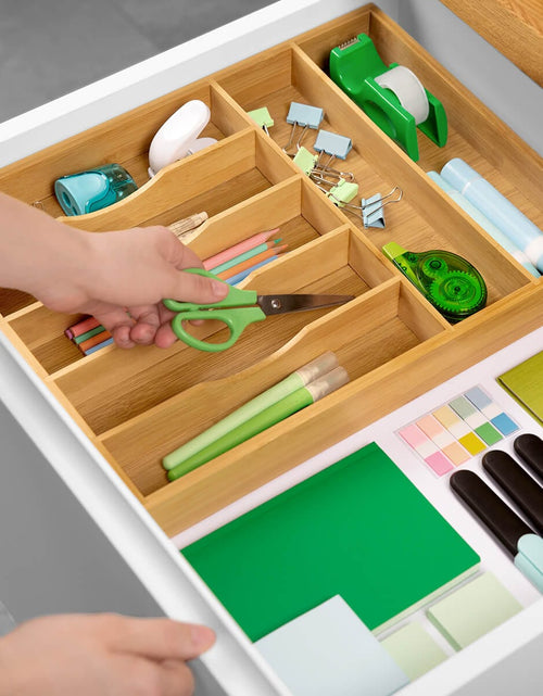 Load image into Gallery viewer, Silverware tray 7 Slots by Royal Craft Wood
