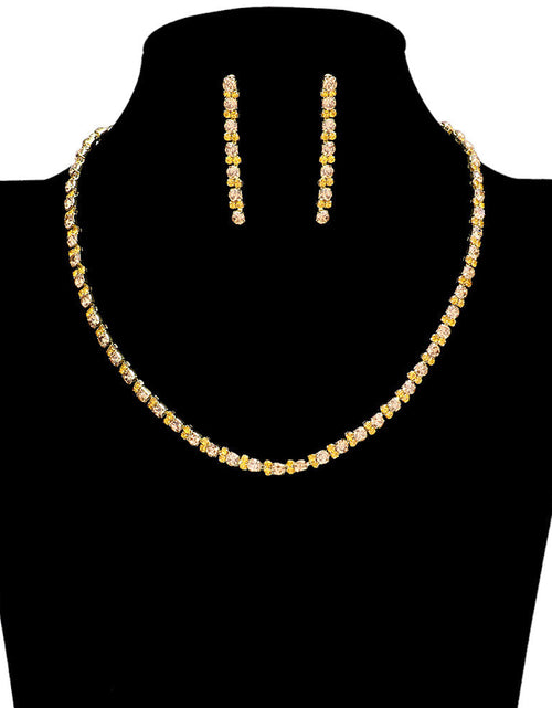 Load image into Gallery viewer, Rhinestone Cluster Jewelry Set by Madeline Love
