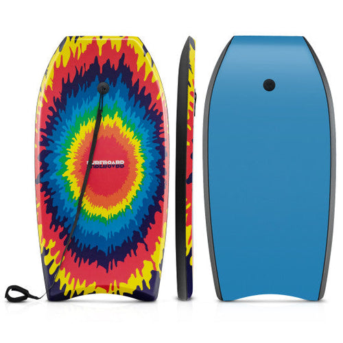 Load image into Gallery viewer, 33/37/41 Inches Lightweight Body Board Boogie Board with EPS Core XPE Deck HDPE Bottom Multicolor3-L
