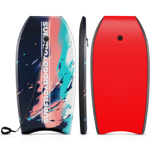 Load image into Gallery viewer, 33/37/41 Inches Lightweight Body Board Boogie Board with EPS Core XPE Deck HDPE Bottom Multicolor2-M
