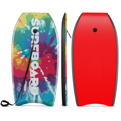 Load image into Gallery viewer, 33/37/41 Inches Lightweight Body Board Boogie Board with EPS Core XPE Deck HDPE Bottom Multicolor1-L

