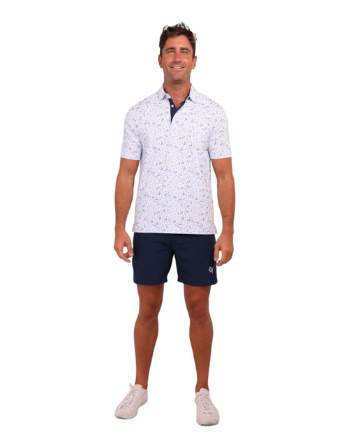 Load image into Gallery viewer, Links Print Polo
