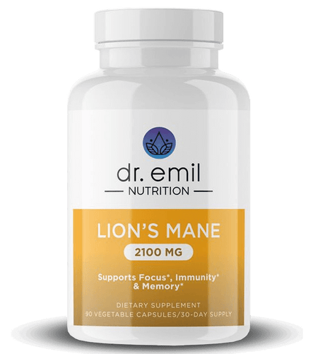 Lions Mane Mushroom Capsules by Dr Emil Nutrition