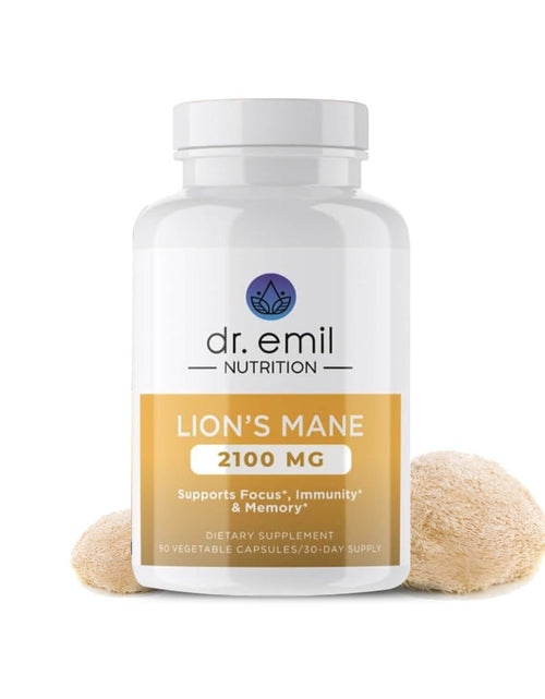 Load image into Gallery viewer, Lions Mane Mushroom Capsules by Dr Emil Nutrition
