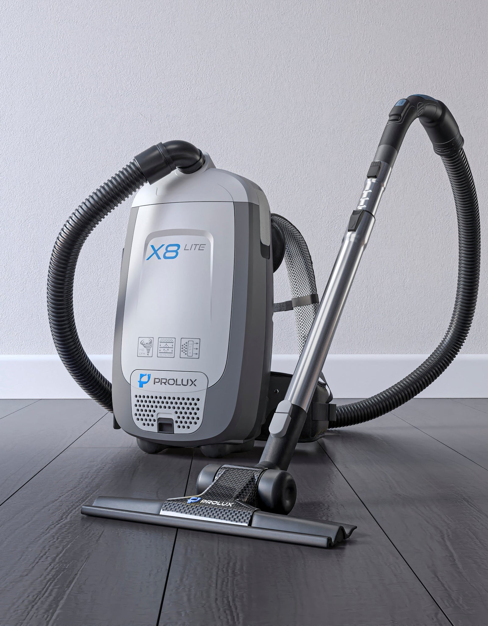 Prolux X8 Lite Backpack Vacuum w/ Premium Tool Kit for Light Commercial Use by Prolux Cleaners