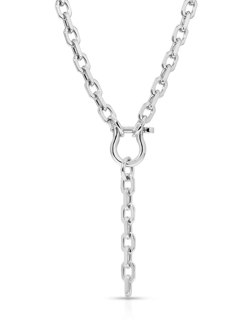 Load image into Gallery viewer, Livia Lariat Necklace by eklexic jewelry
