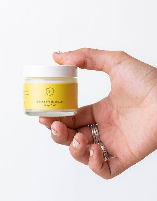 Load image into Gallery viewer, Grapefruit Shea Butter Body Cream, Shea Body Lotion by Lizush
