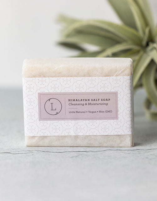 Load image into Gallery viewer, Himalayan Salt Soap Bar, Natural Unscented Soap, Vegan Handmade Soap by Lizush
