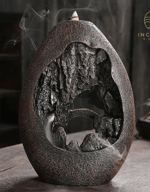 Load image into Gallery viewer, Lofty Mountain Incense Burner by incenseocean

