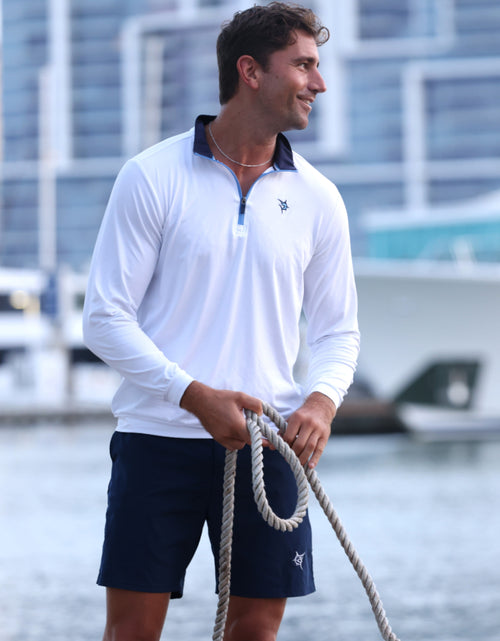 Load image into Gallery viewer, Long Beach Quarter Zip Ultra Soft Lightweight
