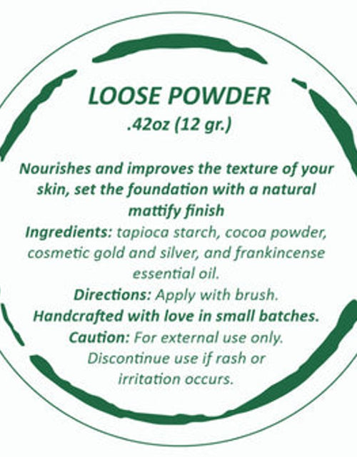 Load image into Gallery viewer, All-Natural Bronzer Loose Powder. Eco-Friendly. by BeNat
