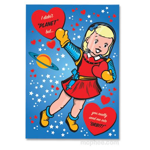 Load image into Gallery viewer, Love Note Postcards Book | 30 Postcards with Horrible Puns and Retro Valentine's-Style Art by The Bullish Store
