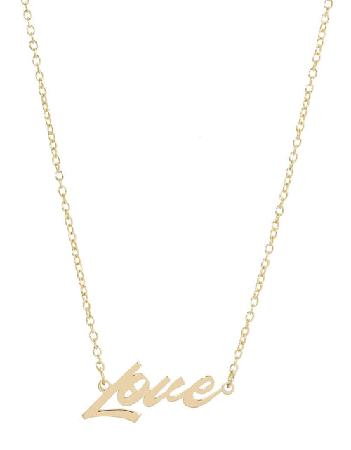 Load image into Gallery viewer, Love Script Necklace by eklexic jewelry
