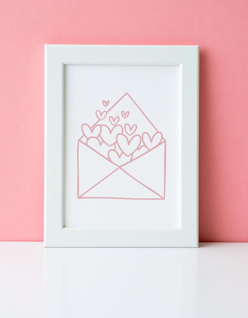 Load image into Gallery viewer, Love Letter Valentine's Day Home Wall Decor Print by WinsterCreations™ Official Store
