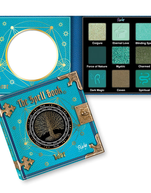 Load image into Gallery viewer, RUDE The Spell Book Smooth and Blendable Eyeshadow Palette - Love

