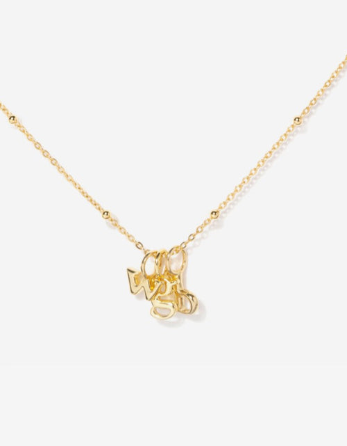 Load image into Gallery viewer, Initial Necklace by Little Sky Stone
