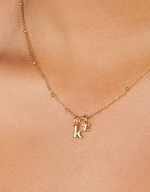 Load image into Gallery viewer, Initial Necklace by Little Sky Stone
