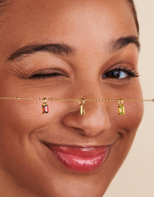 Load image into Gallery viewer, Initial Necklace by Little Sky Stone
