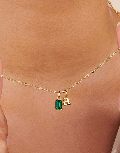 Load image into Gallery viewer, Initial Necklace by Little Sky Stone
