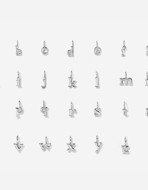 Load image into Gallery viewer, Initial Silver Necklace by Little Sky Stone
