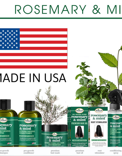 Load image into Gallery viewer, Difeel Rosemary and Mint Hair Strengthening Conditioner with Biotin 12 oz. by difeel - find your natural beauty
