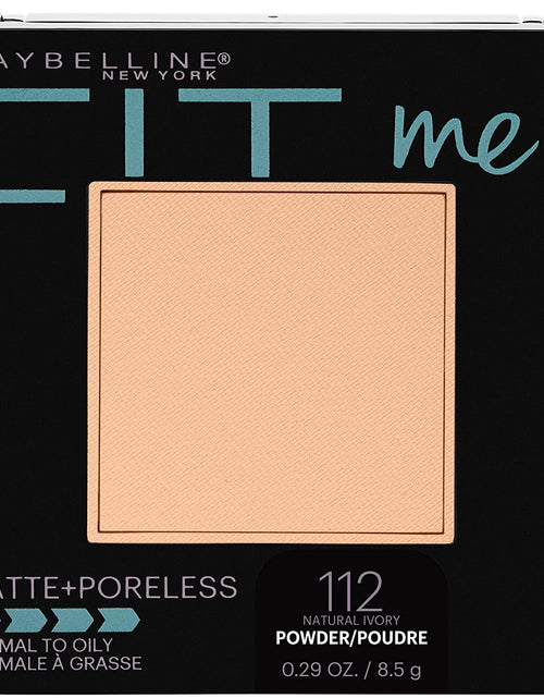 Load image into Gallery viewer, MAYBELLINE Fit Me Matte + Poreless Powder - Natural Ivory 112
