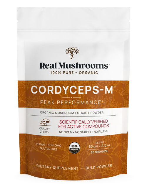 Load image into Gallery viewer, Organic Cordyceps Mushroom Extract Powder – Bulk Supplement by Real Mushrooms
