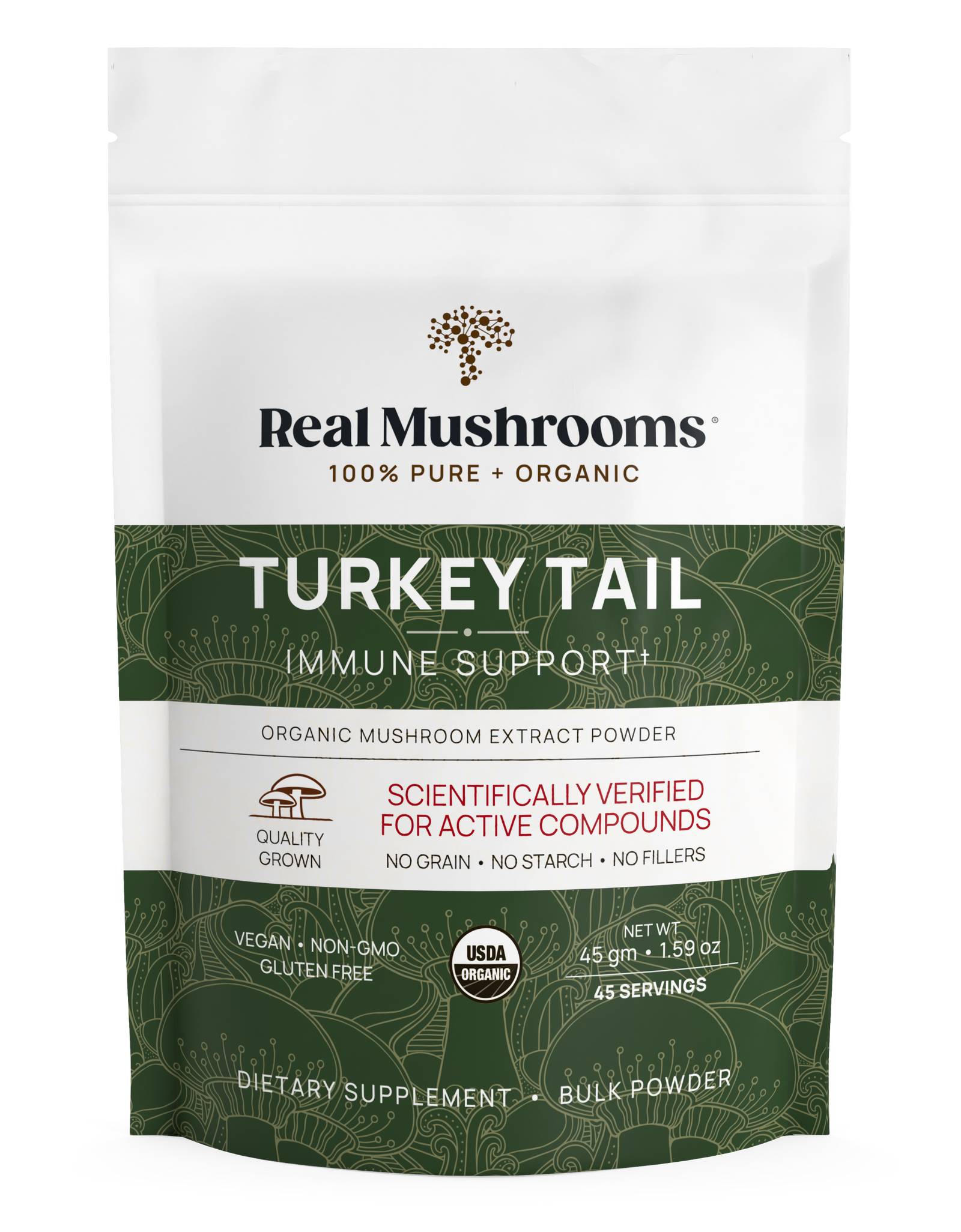Turkey Tail Extract - Bulk Powder by Real Mushrooms