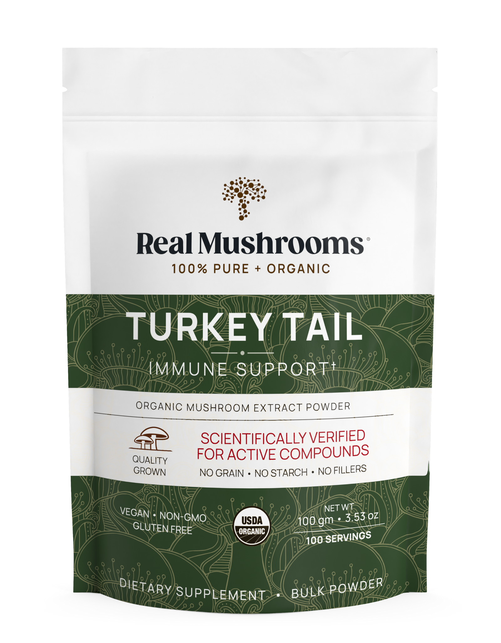 Turkey Tail Extract - Bulk Powder by Real Mushrooms