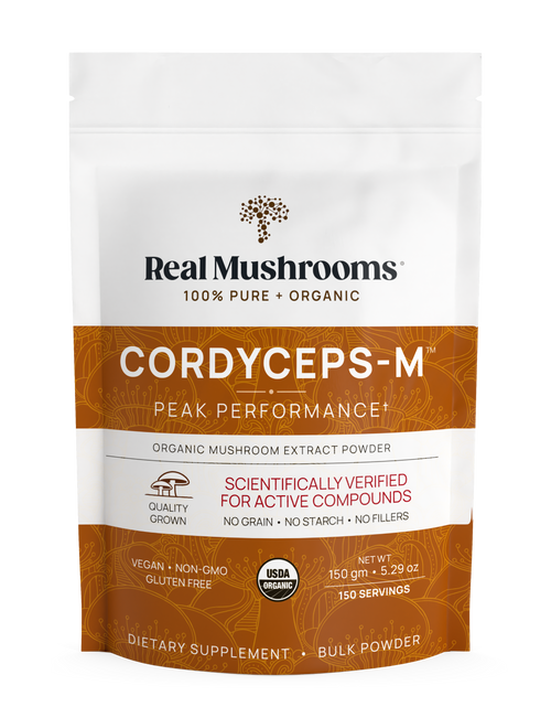 Load image into Gallery viewer, Organic Cordyceps Mushroom Extract Powder – Bulk Supplement by Real Mushrooms
