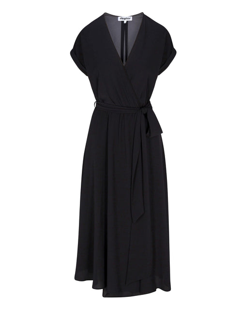 Load image into Gallery viewer, Jasmine Midi Dress - Black by Meghan Fabulous
