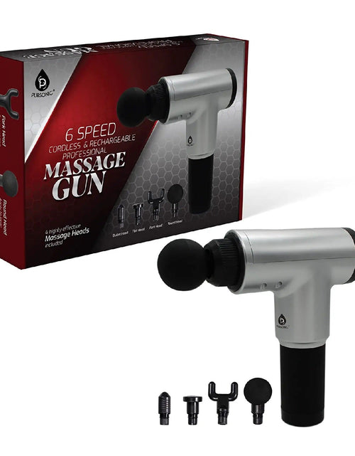Load image into Gallery viewer, 6 Speed Cordless &amp; Rechargeable Professional Massage Gun by Pursonic
