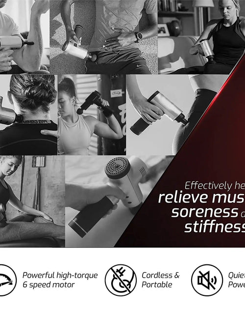 Load image into Gallery viewer, 6 Speed Cordless &amp; Rechargeable Professional Massage Gun by Pursonic
