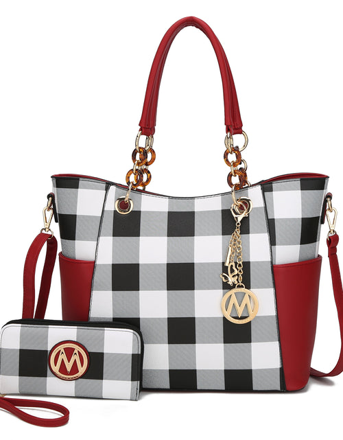 Load image into Gallery viewer, Bonita Tote Bag and Wallet Set by MKF Collection by Mia K.
