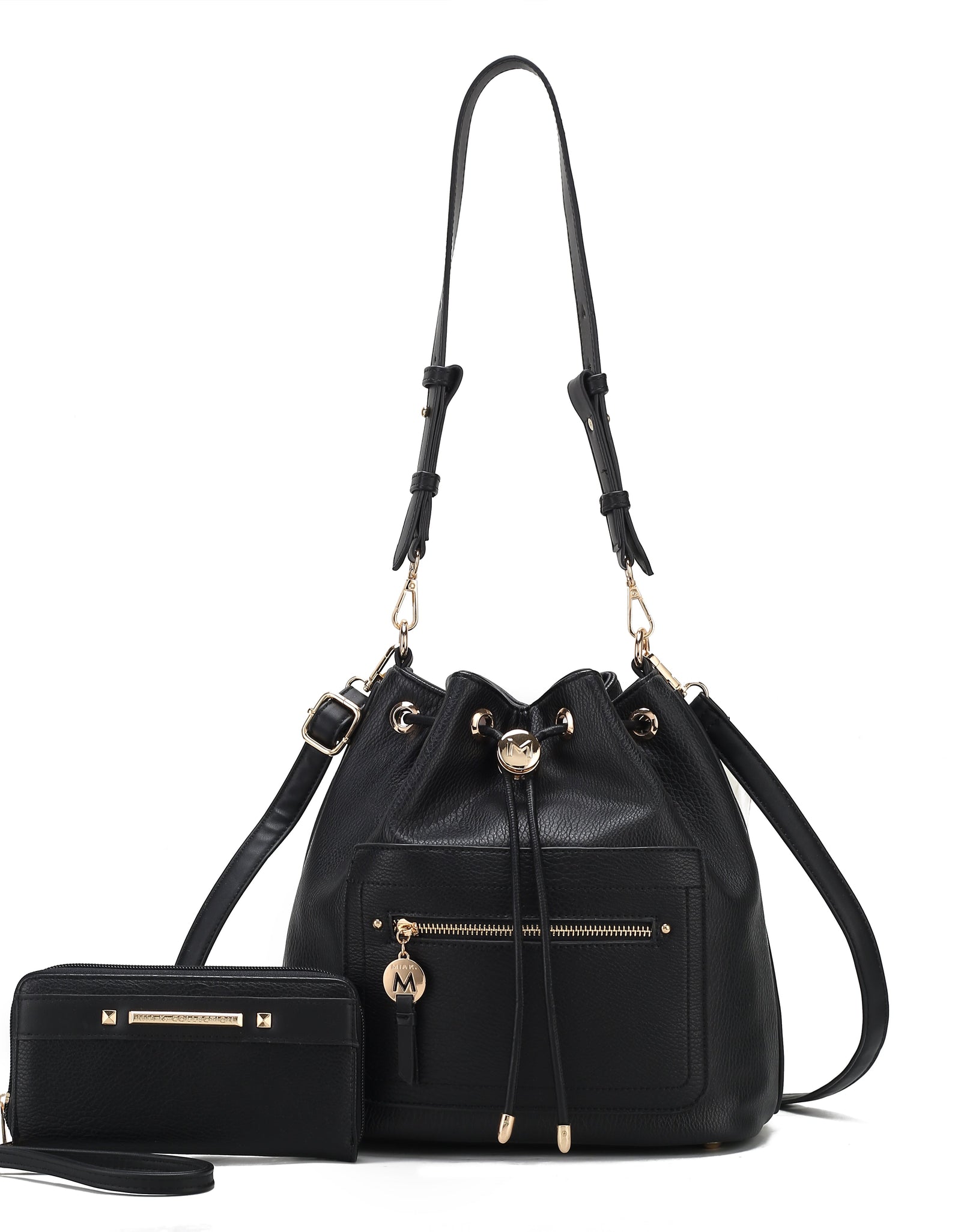 Larissa Bucket Bag and Wallet Set by MKF Collection by Mia K.