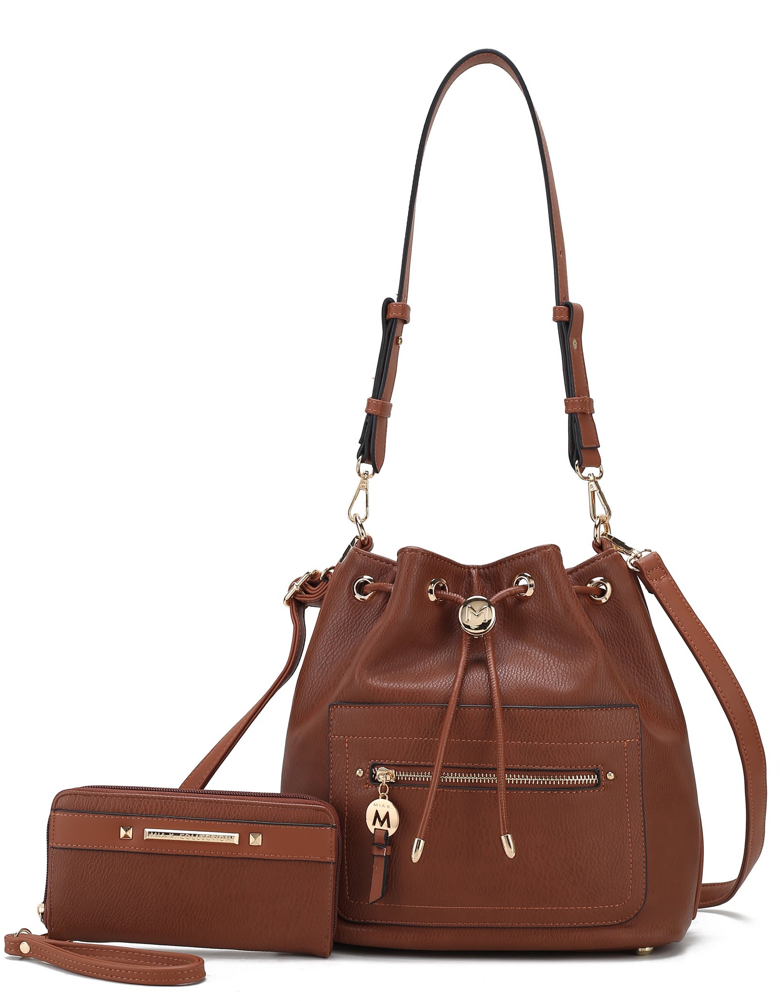 Larissa Bucket Bag and Wallet Set by MKF Collection by Mia K.