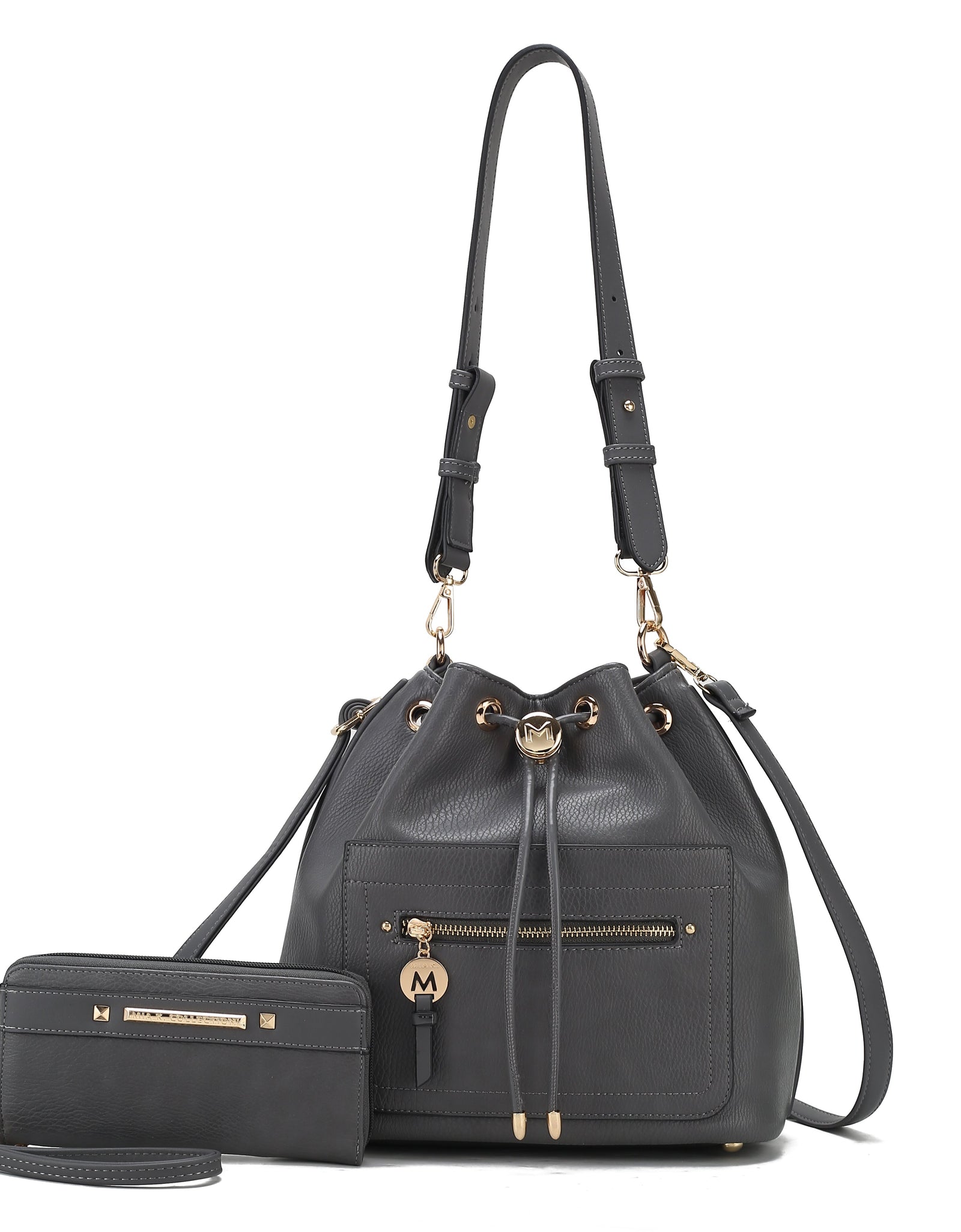 Larissa Bucket Bag and Wallet Set by MKF Collection by Mia K.