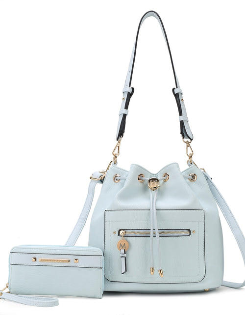 Load image into Gallery viewer, Larissa Bucket Bag and Wallet Set by MKF Collection by Mia K.
