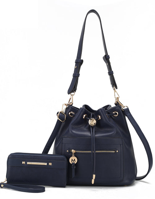 Load image into Gallery viewer, Larissa Bucket Bag and Wallet Set by MKF Collection by Mia K.
