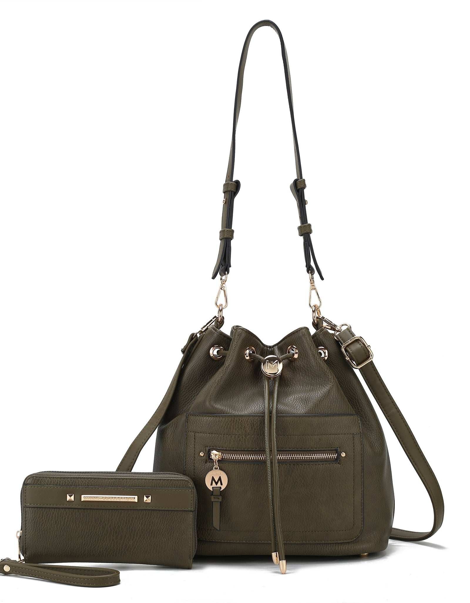 Larissa Bucket Bag and Wallet Set by MKF Collection by Mia K.