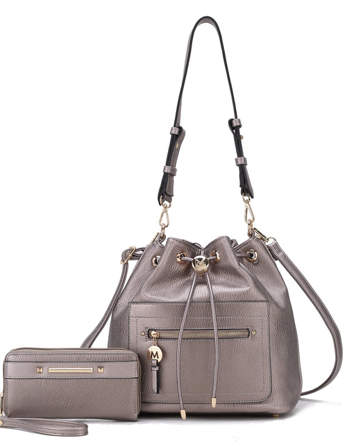 Load image into Gallery viewer, Larissa Bucket Bag and Wallet Set by MKF Collection by Mia K.
