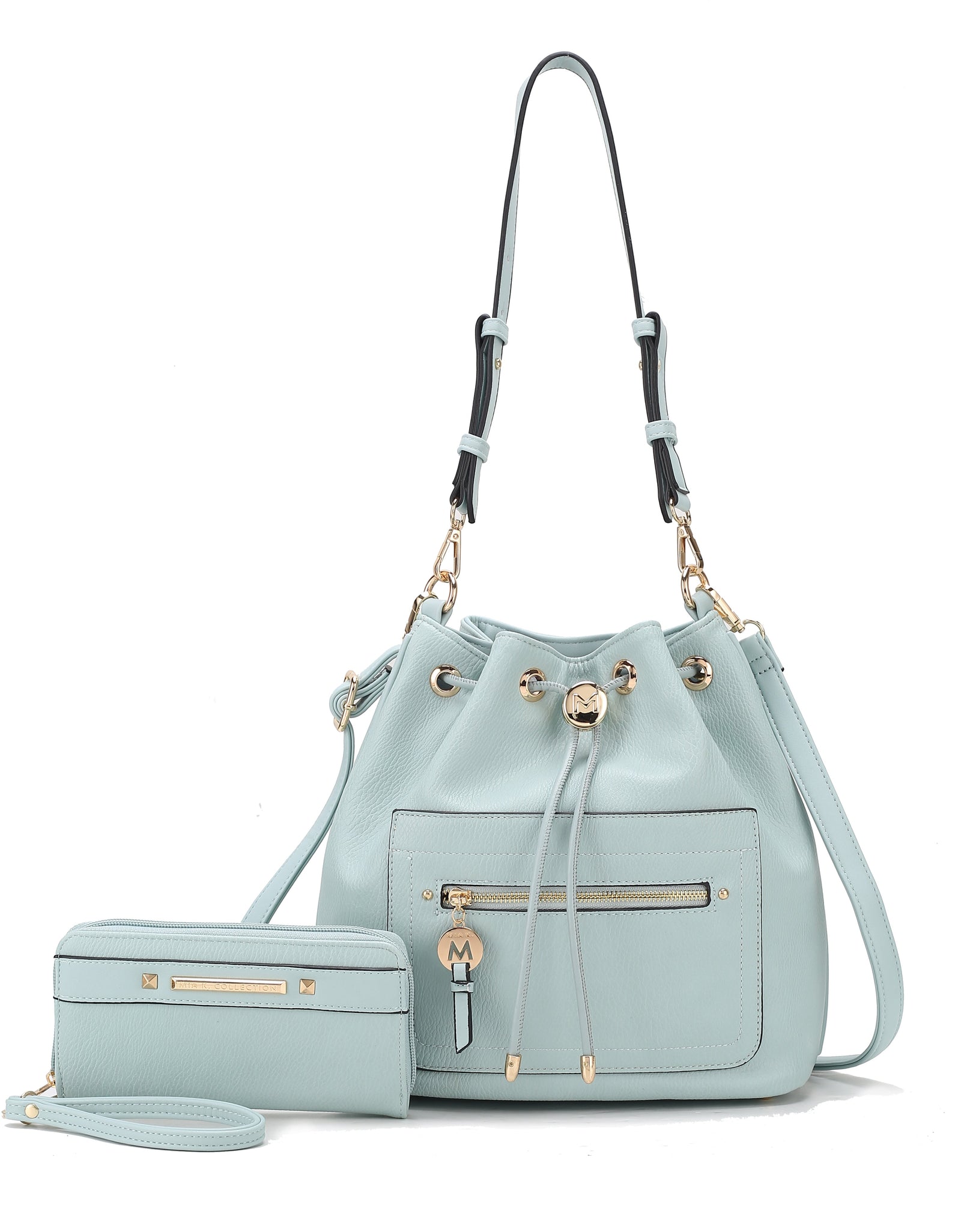 Larissa Bucket Bag and Wallet Set by MKF Collection by Mia K.