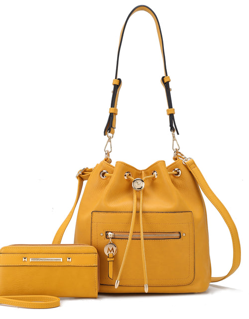 Load image into Gallery viewer, Larissa Bucket Bag and Wallet Set by MKF Collection by Mia K.
