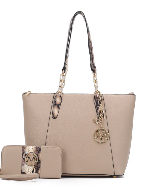 Load image into Gallery viewer, Ximena Tote Bag and Wallet Set by MKF Collection by Mia K.
