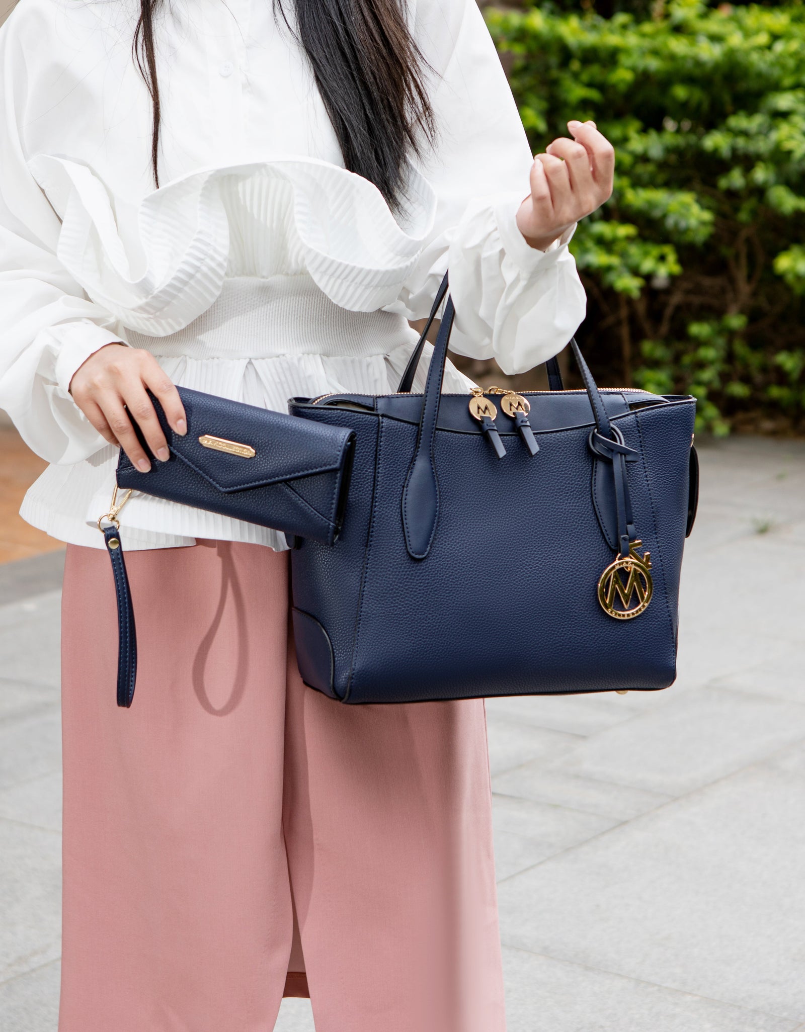 Bruna Tote Bag and Wallet Set by MKF Collection by Mia K.