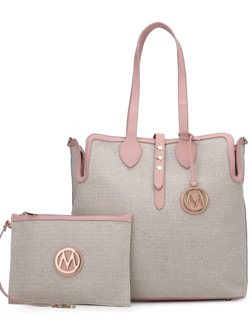 Load image into Gallery viewer, Juliana Tote Bag and Wristlet Set by MKF Collection by Mia K.
