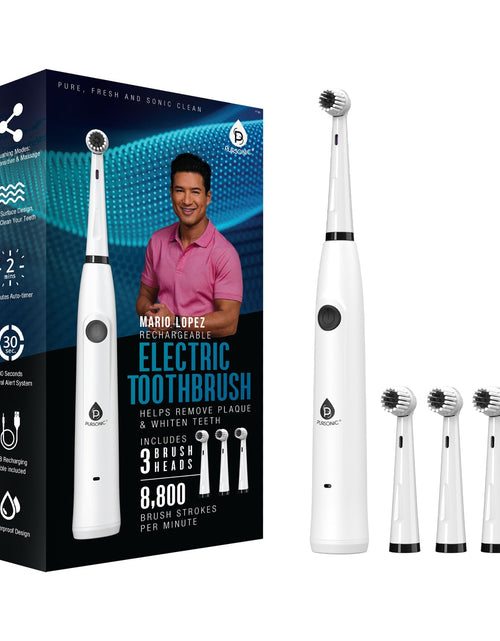 Load image into Gallery viewer, Mario Lopez USB Rechargeable Electric Toothbrush by Pursonic
